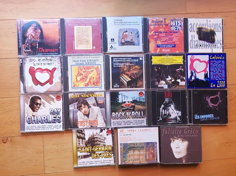 16 cd et 2 cd doubles
