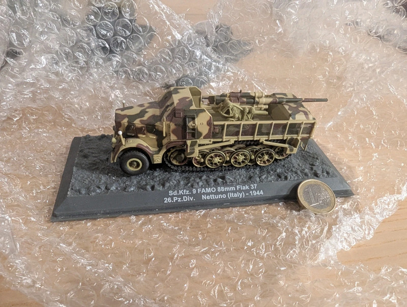 Miniature Militaire WWII - Sd.Kfz. 9 FAMO 88mm Flak 37 - Italie 1944