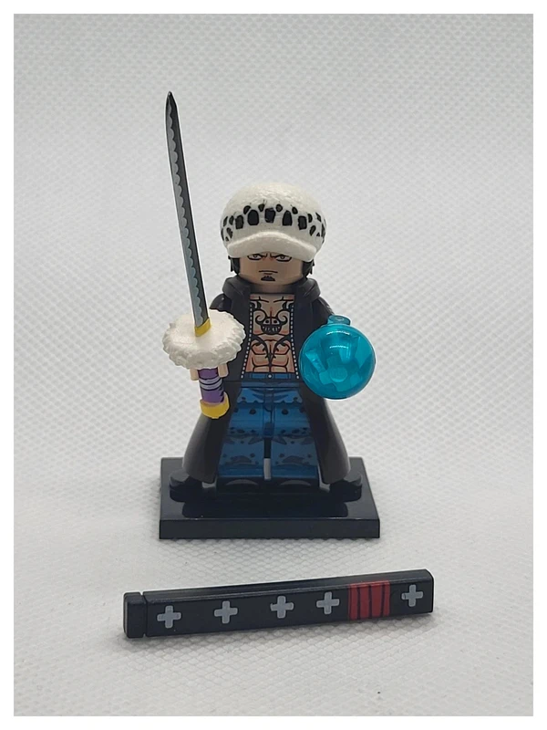 Figurine type lego - One Piece - Trafalgar Law (Lego-style Figure - One Piece - Trafalgar Law)