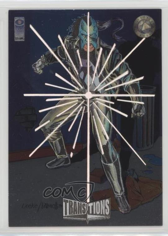 1993 Upper Deck Deathmate: Crossover F/X Transitions Shadowman #T6 1l2