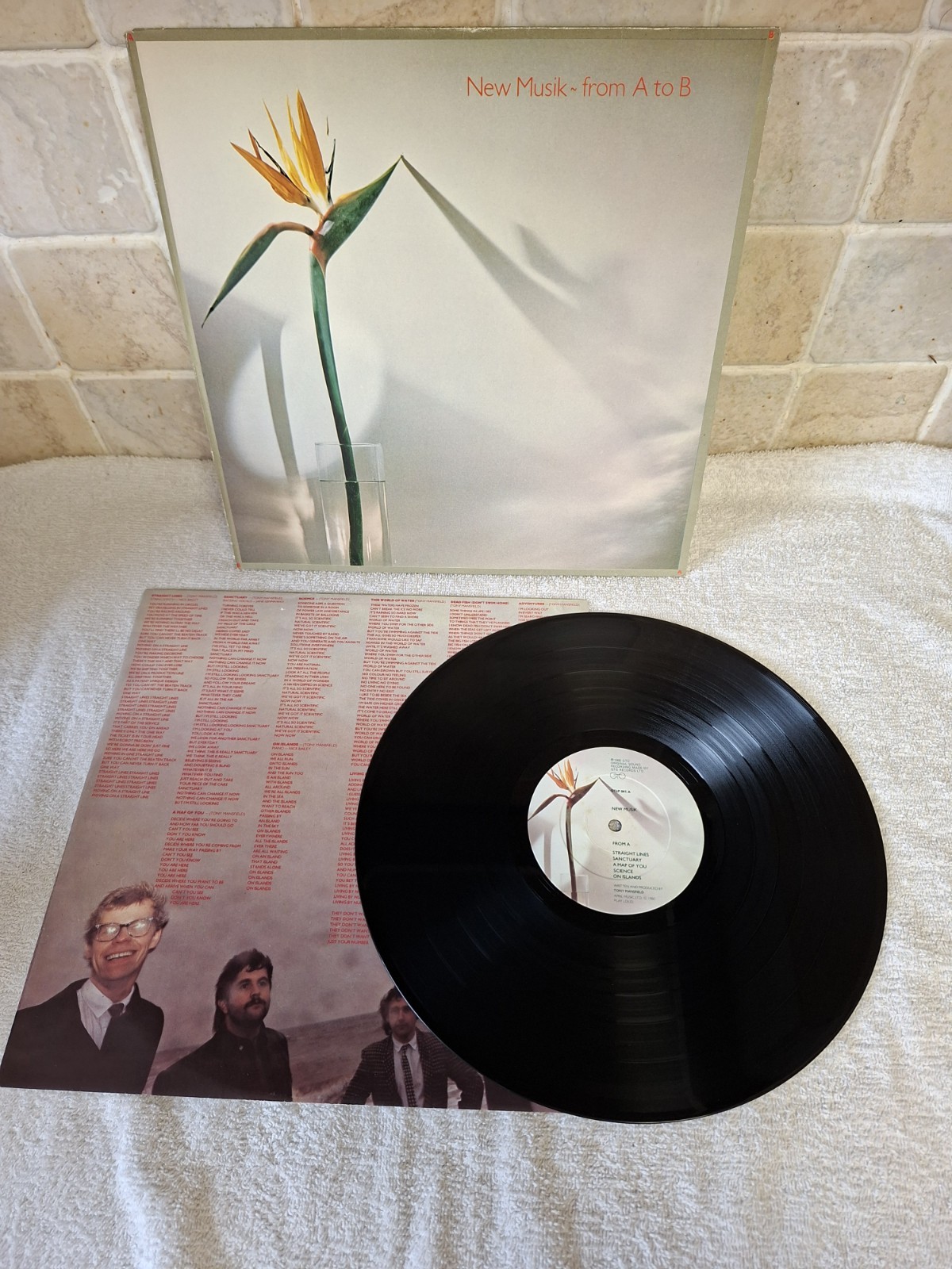 New Musik - From A to B Vinyl LP 1ST PRESS TESTED EX PLAYBACK 1980