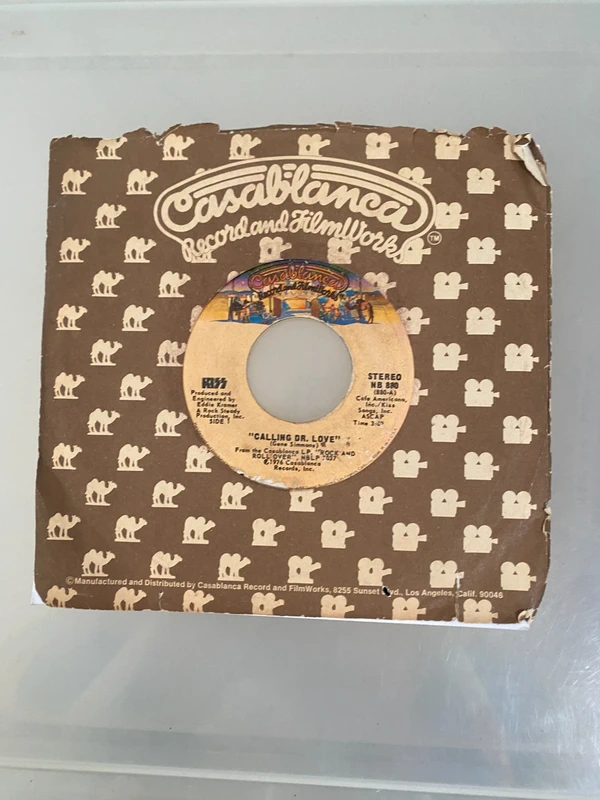 Kiss - Calling Dr. Love / Take Me 7"