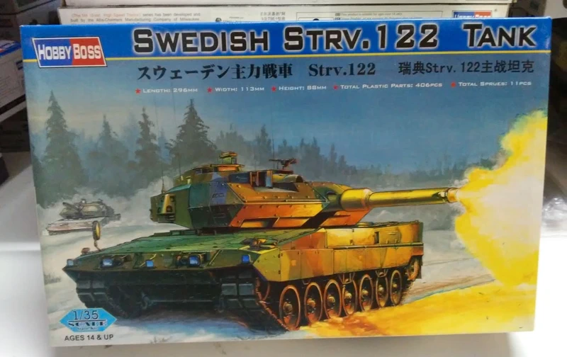 Swedish Strv.122. HobbyBoss 1/35