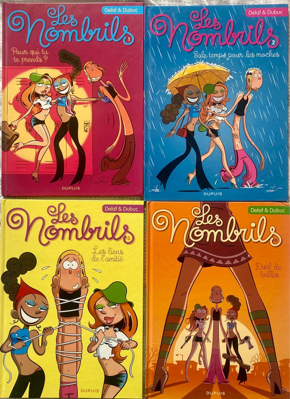 Lot Les Nombrils Tomes 1/2/3/4
