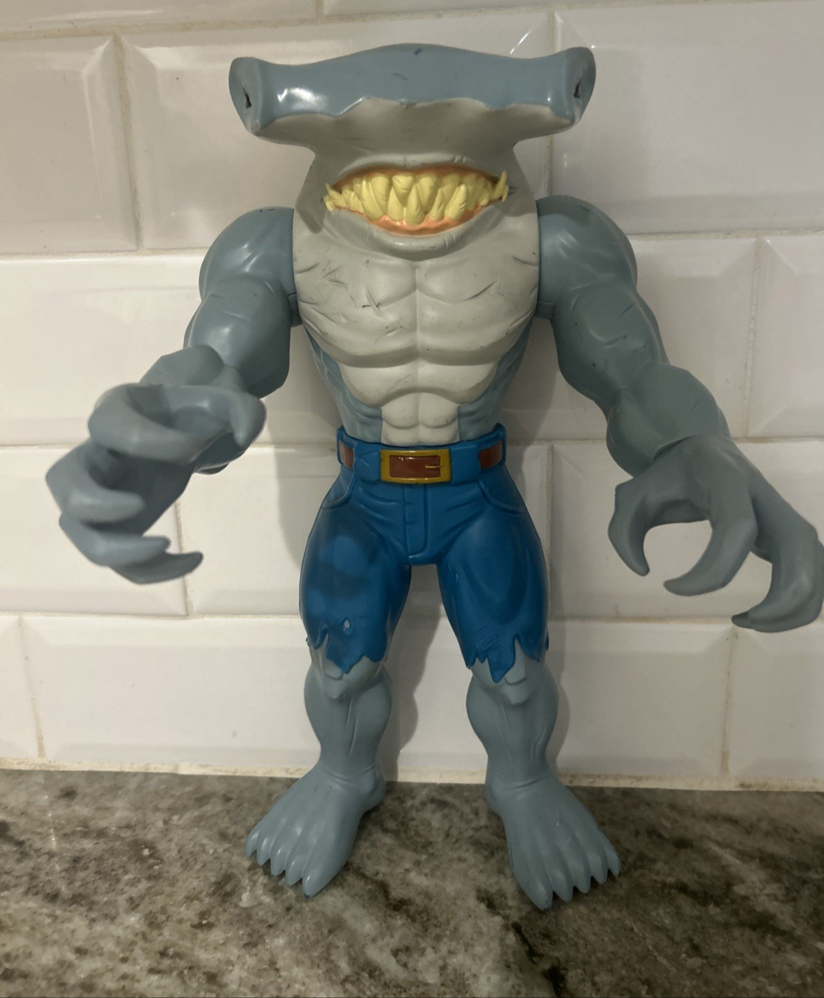 DC Comics King Shark 12" Action Figure Giocattolo Hammerhead Villain Spin Master 2020