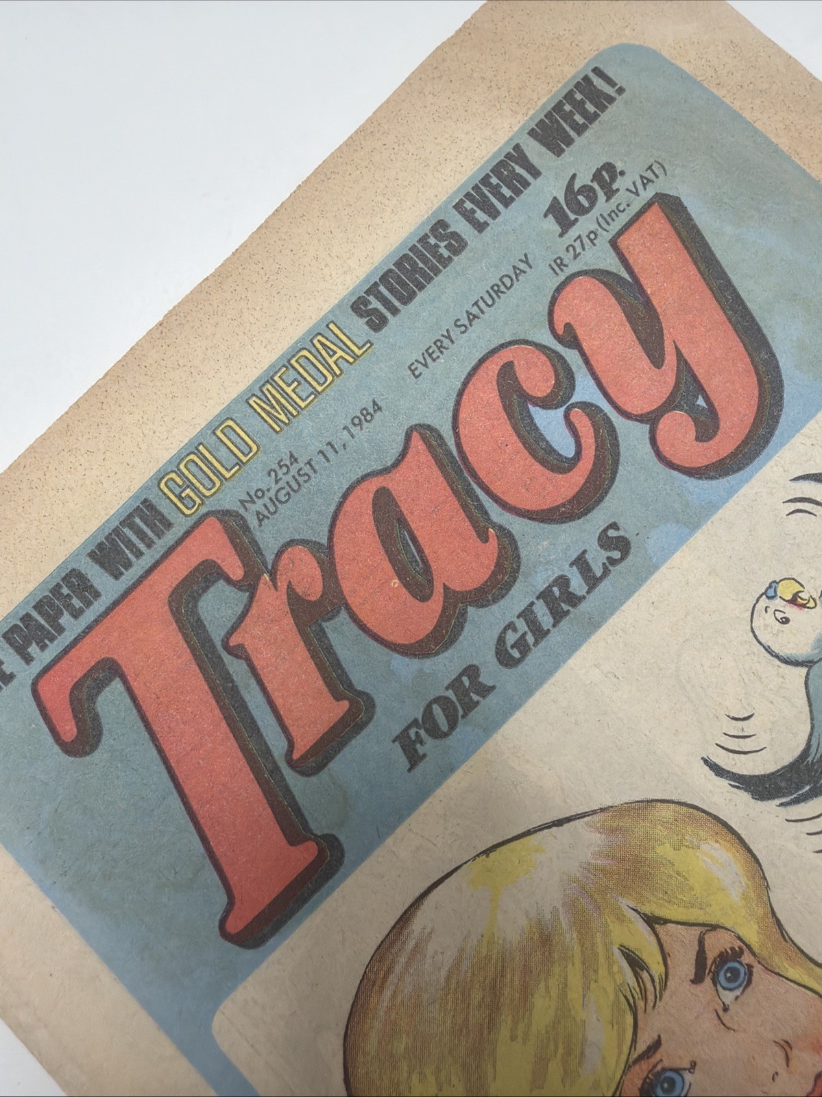 VINTAGE TRACY COMIC - No 254 AUGUST 11th 1984 -  Vintage 80s Comic Nostalgia