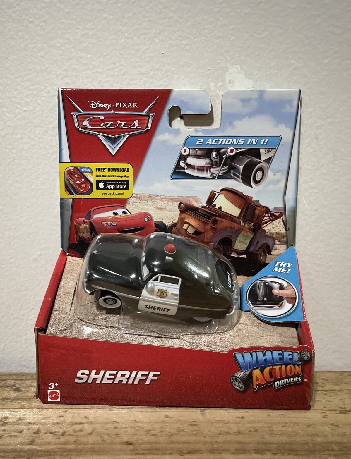 Mattel Disney Pixar Cars Wheel Action Drivers Sheriff
