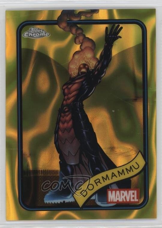 2025 Topps Chrome Marvel Comics Yellow Lava Refractor Dormammu #36 0q72