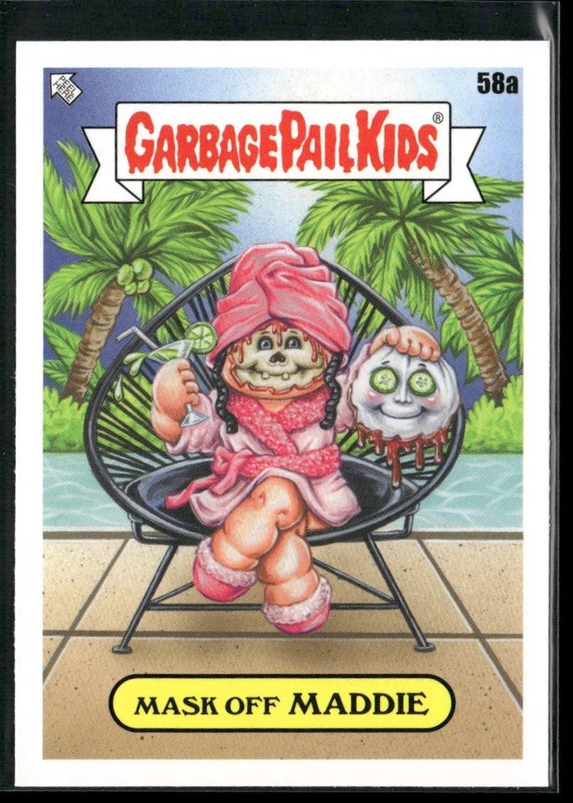 Garbage Pail Kids MASK OFF MADDIE 58a Card 2021 Topps Non-Sport Base Set