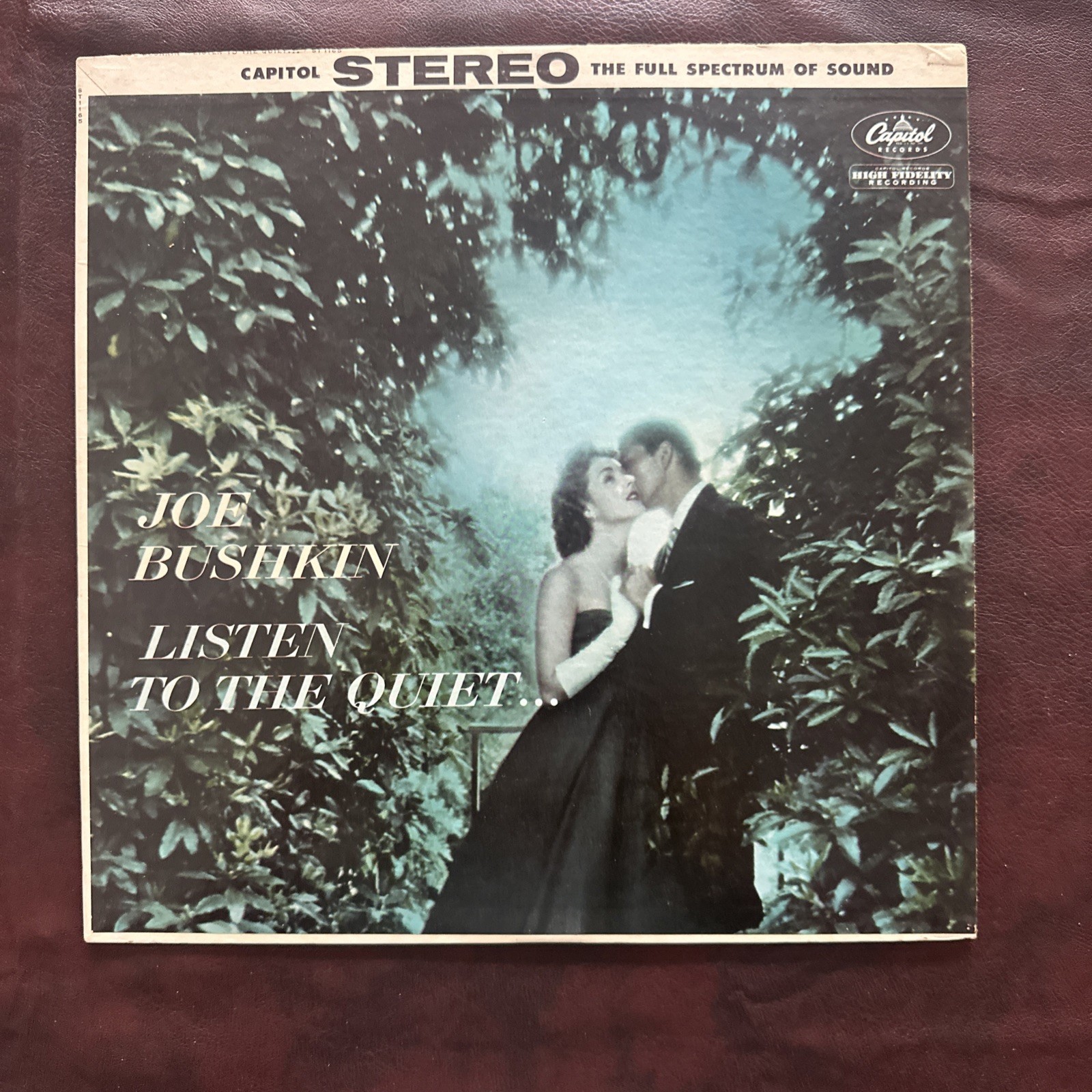 Joe Bushkin Listen To The Quiet 1959 Capitol Stereo Jazz Vinyl LP
