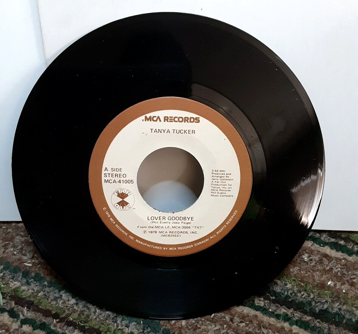 Tanya Tucker Lover Goodbye Master by Capitol 45 Record MCA 1979