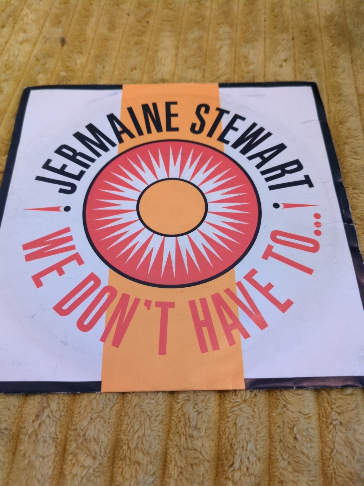 JERMAINE STEWART-WE DON'T HAVE TO../BRILLIANCE TEN96(1986) VG+/VG+ 7" P/S