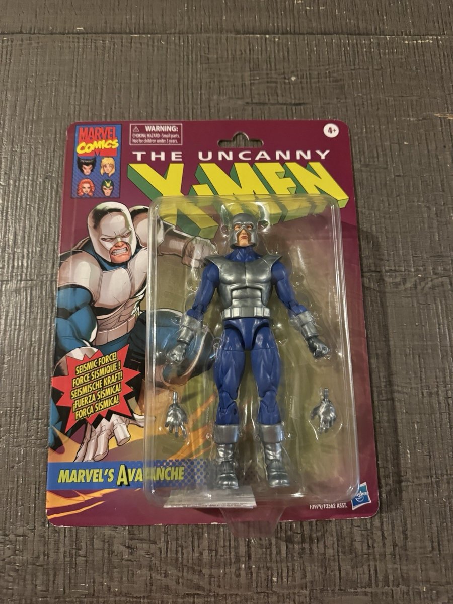 Marvel Legends The Uncanny X-Men Marvel's Avalanche personaggio retrò 6 pollici nuovo