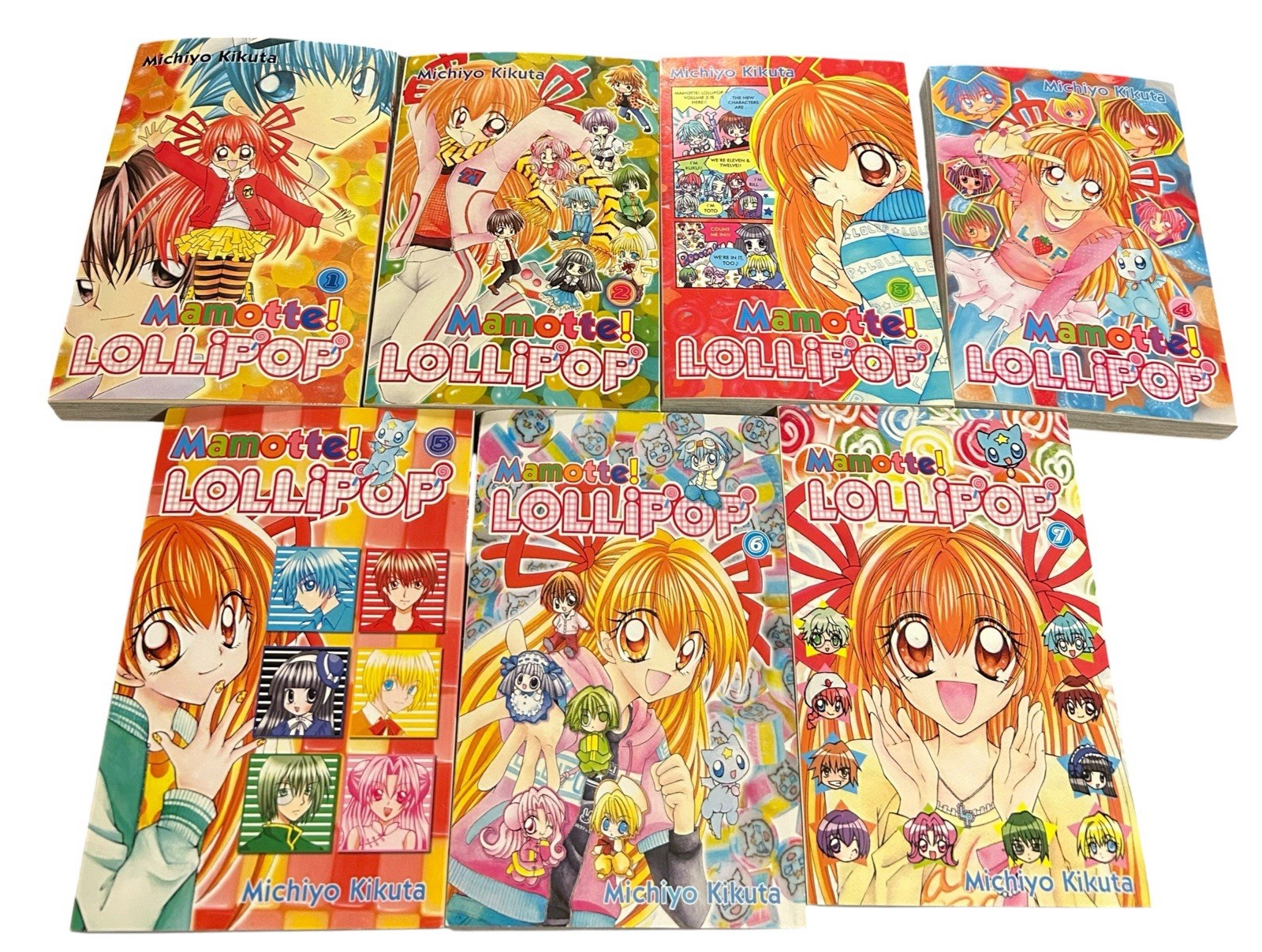 Mamotte! Lollipop Vols 1-7 set completo di Michiyo Kikuta Del Rey copertina morbida inglese