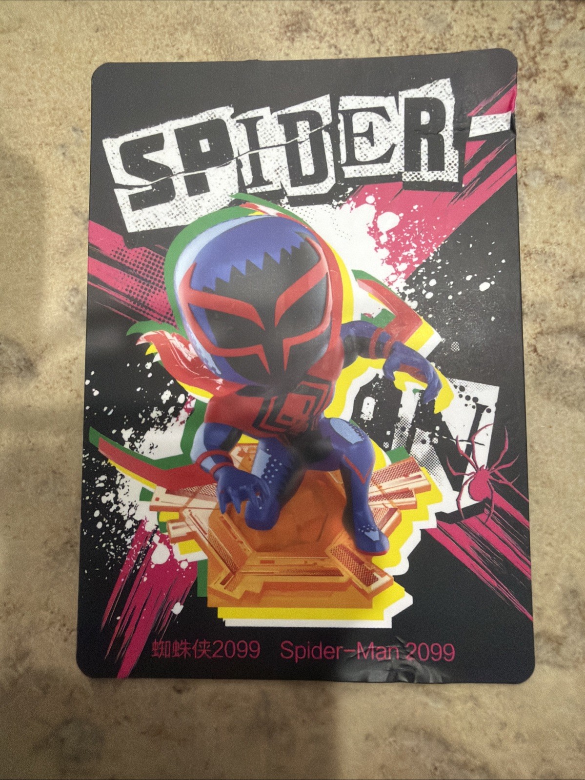 POP MART Spider-Man 2099 Across the Spider-Verse Marvel Figura Borsa Sigillata