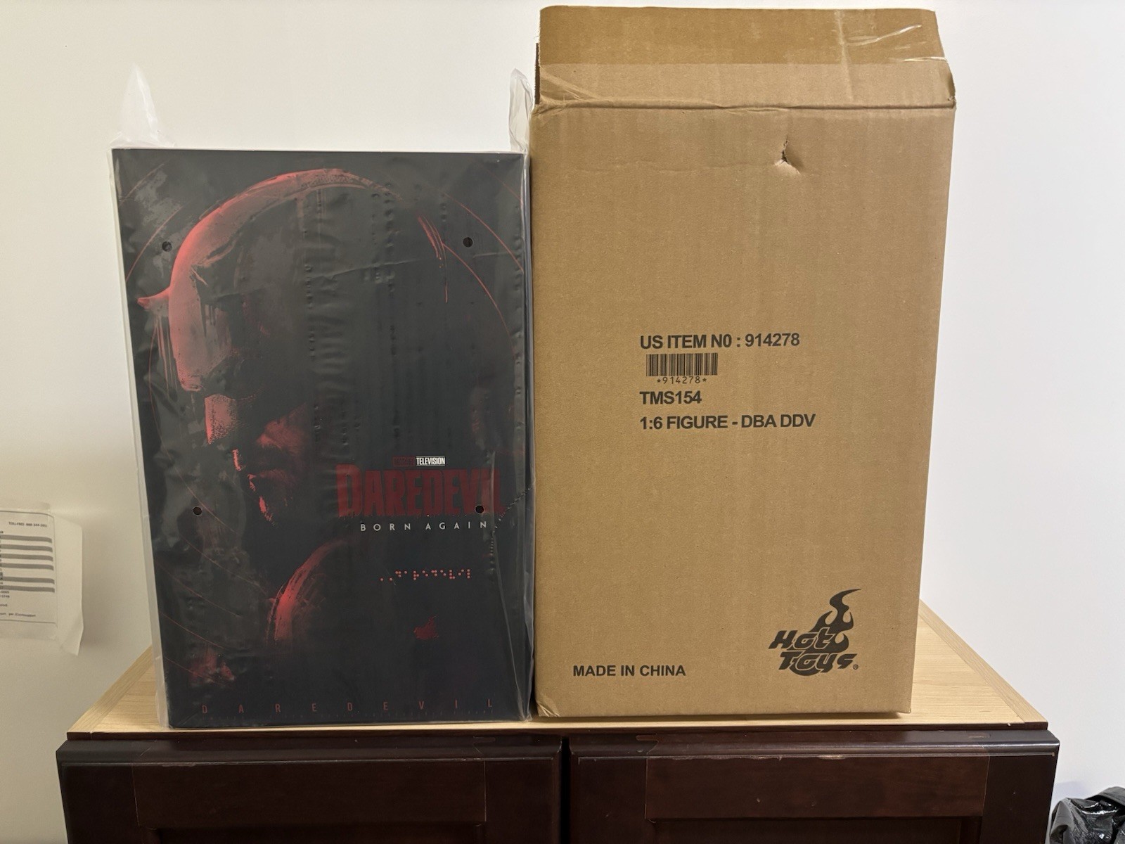 BRAND NEW Hot Toys TMS154 Daredevil: Born Again Daredevil 1/6 Figure SEALED!
