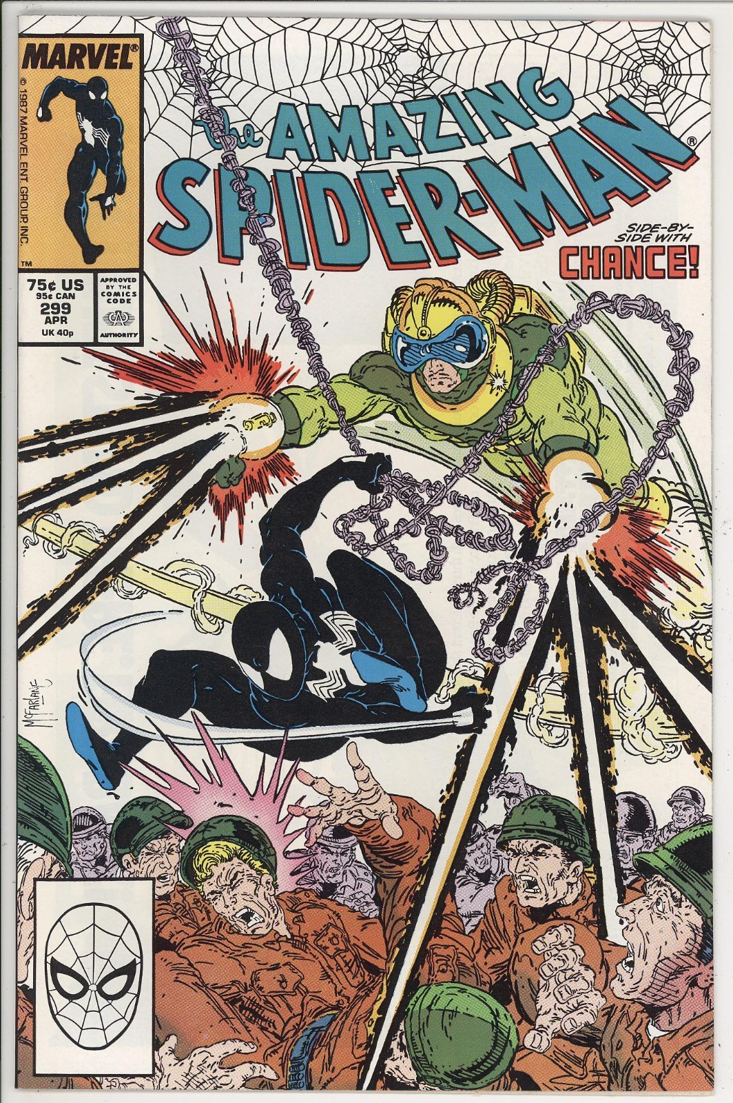 AMAZING SPIDER-MAN  299  NM+/9.6  -  Outstanding high grade Venom cameo!