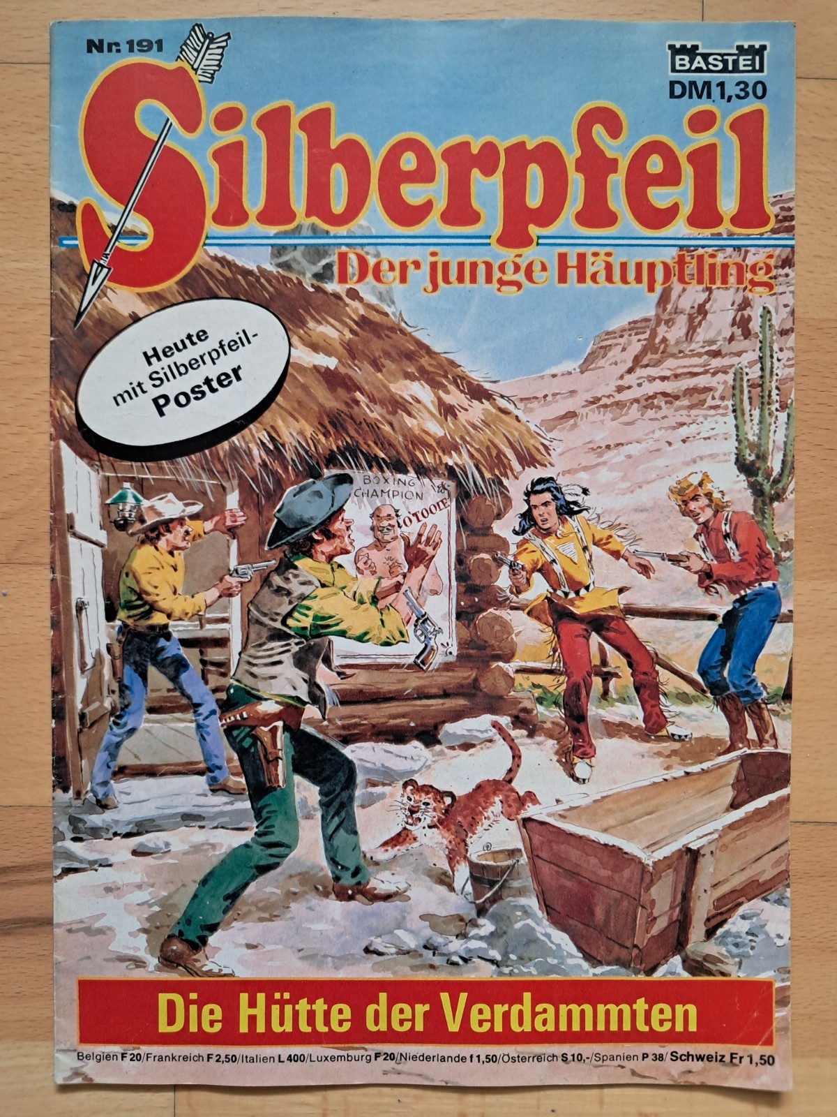 Freccia d'argento il giovane capo n.191 - TOP BASTEI WESTERN FUMETTI Frank Sels