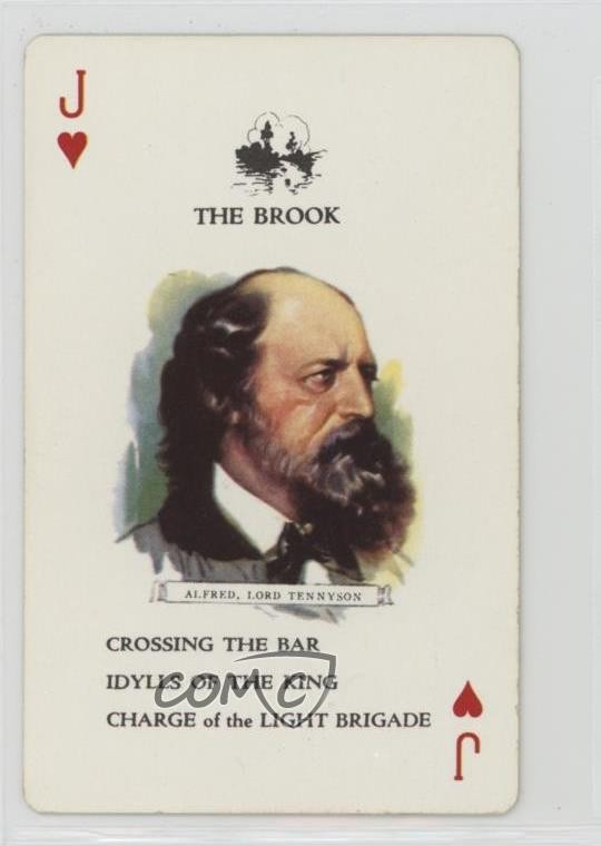 2003 US Games Systems Authors Card Game Lord Alfred Tennyson (The Brook) 0kb5
