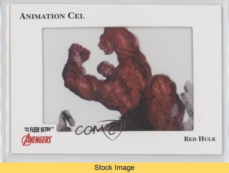 2022 Fleer Ultra Avengers Animation Cels Red Hulk #56 READ 09q5