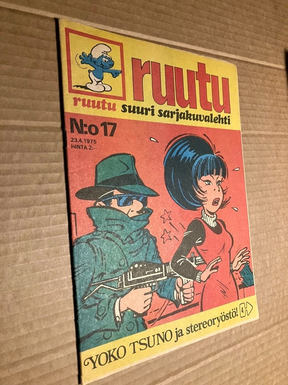 Yoko Tsuno 1975 fumetto finlandese Finlandia 
