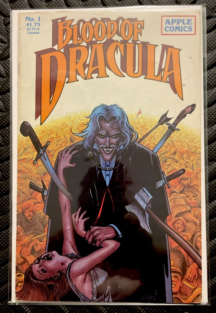 Blood of Dracula #1 1987 (R) APPLE COMICS ~ grado inferiore ~