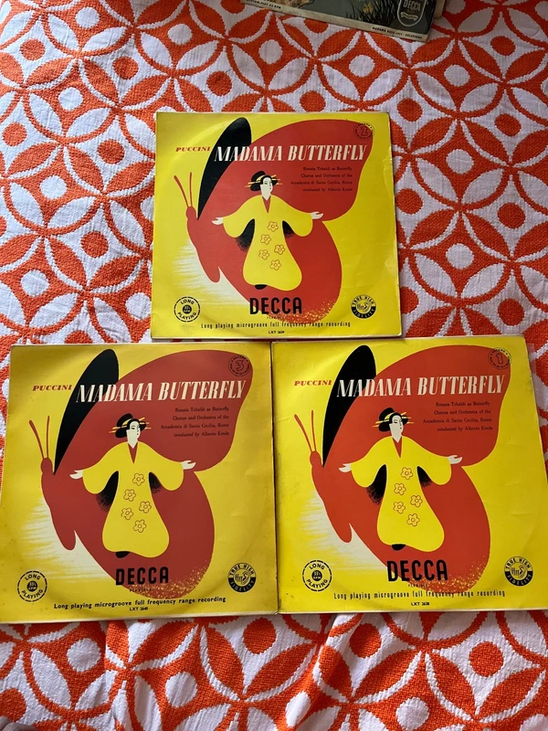 Puccini – Madama Butterfly – Decca LXT 2638-2640 – 3 LP.