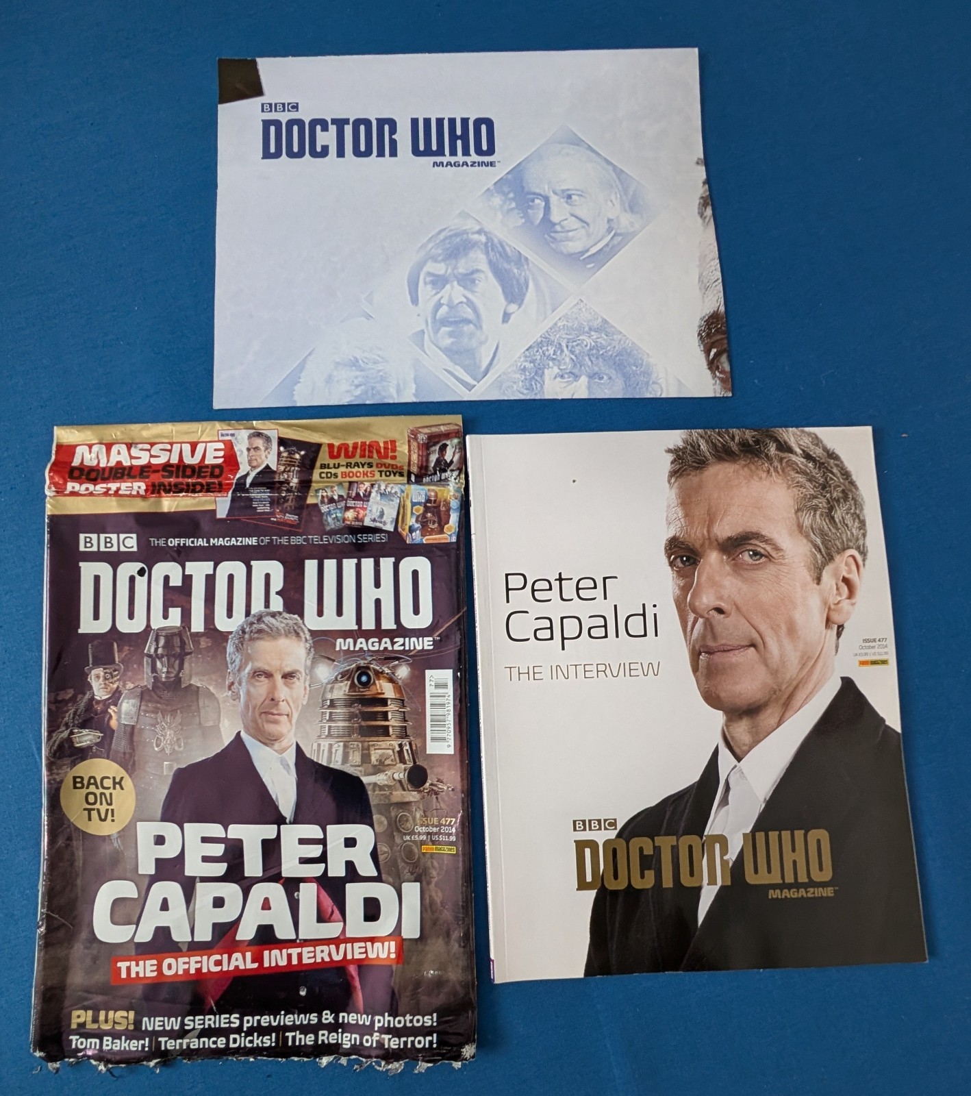 Doctor Who Magazine 477 - Peter Capaldi first interview + poster (2014)