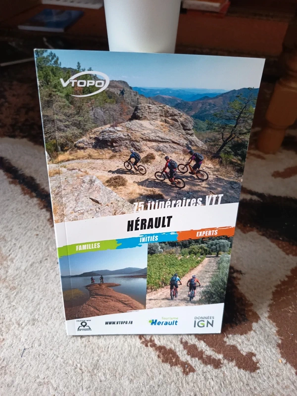 Livre Hérault. 75 itinéraires VTT