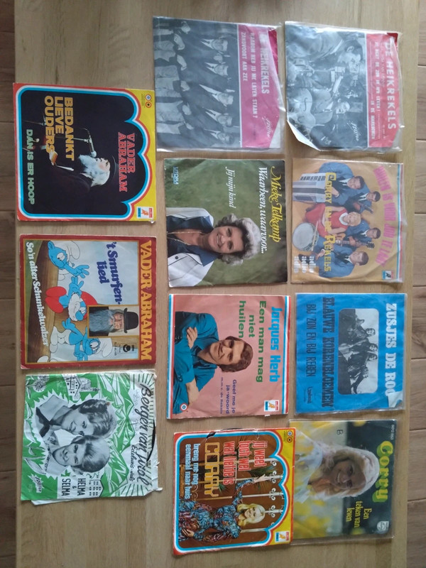 Partij van 11 Nederlandstalige 7 inch singles - Pop/Schlager