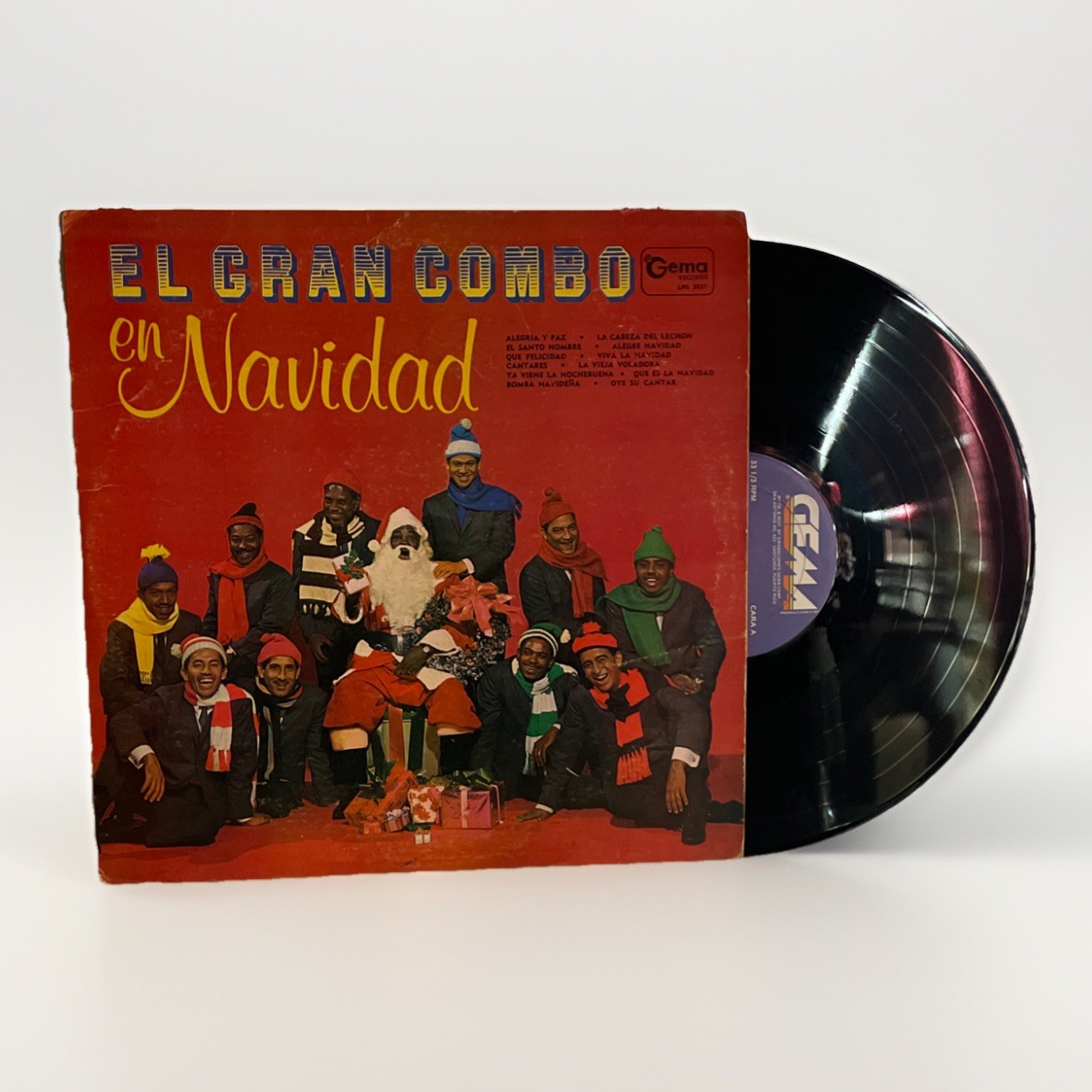 El Gran Combo ‎En Navidad Gema Records SALSA de Puerto Rico LP Vinyl Record