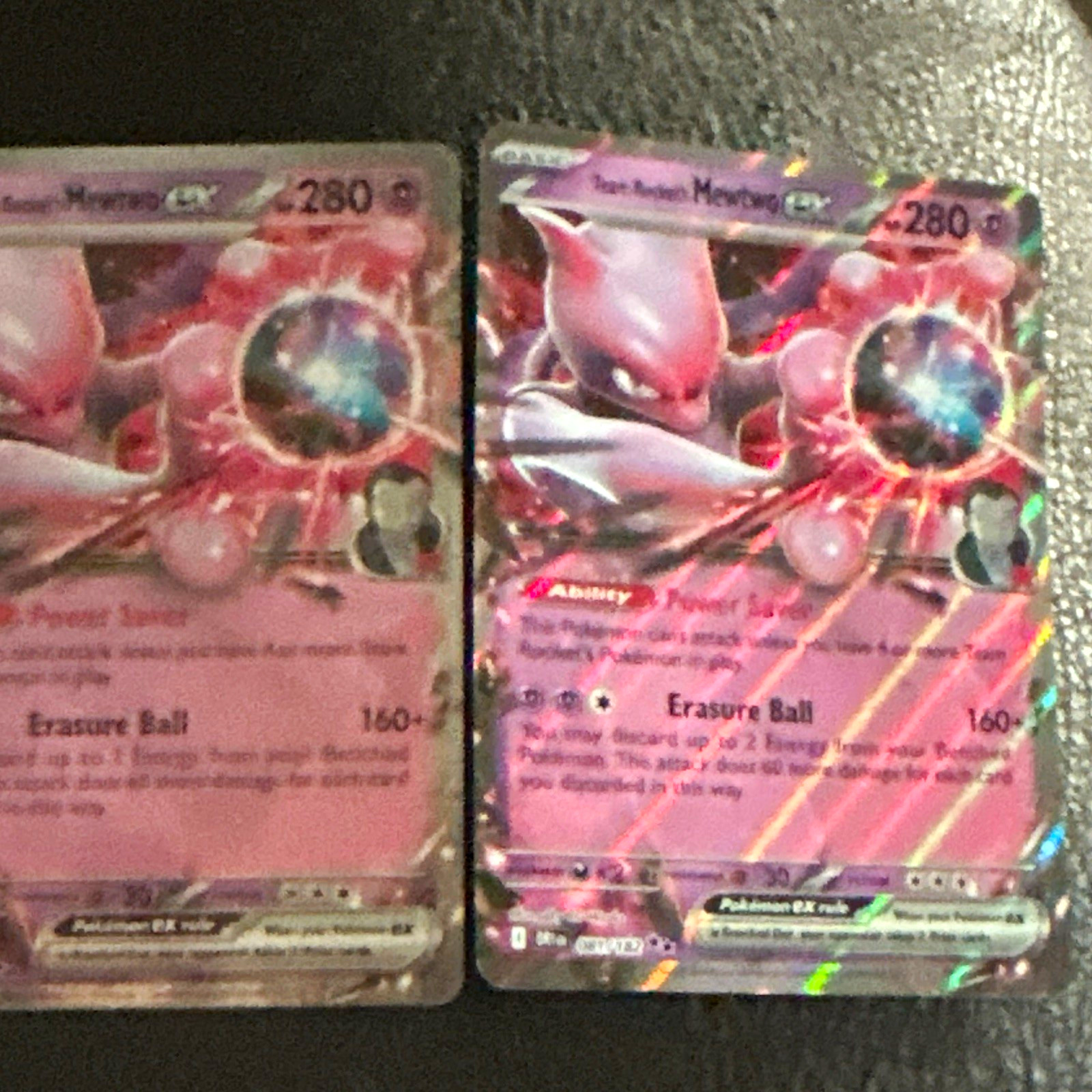 Lotto Nintendo Team Rocket's Mewtwo EX Pokemon TCG (2) Holo EN 081/112