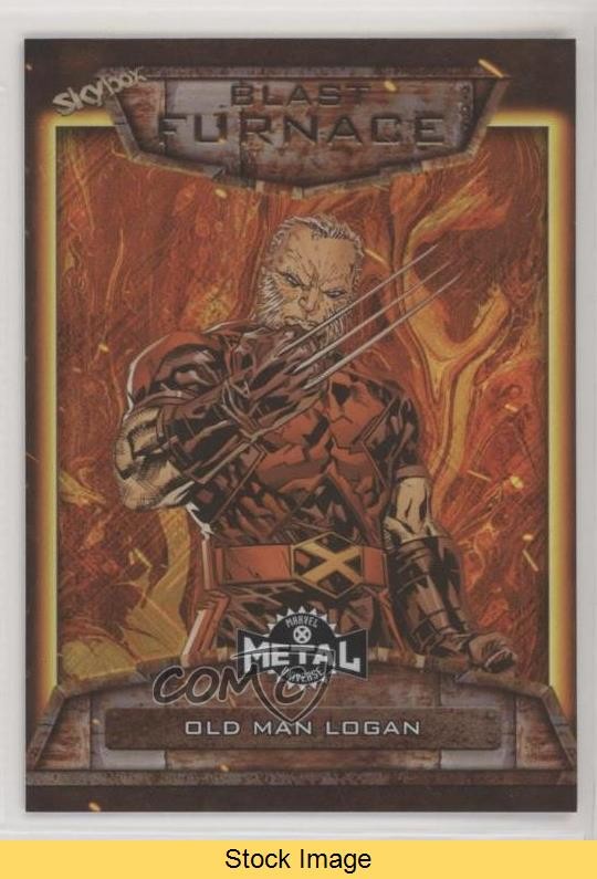 2020 Marvel X-Men Metal Universe Blast Furnace SP Old Man Logan #B-26 READ 0s9o