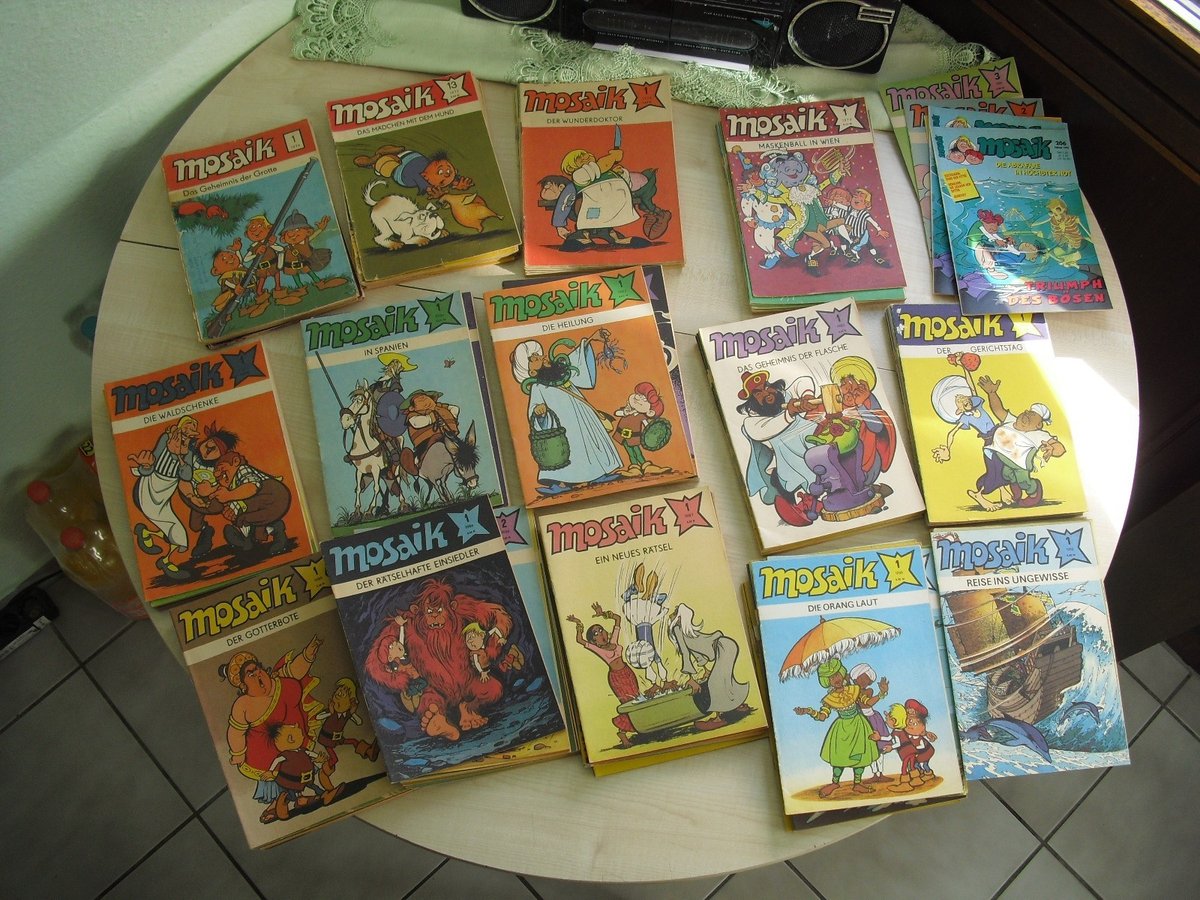 Mosaico Abrafaxe n.1/1976 - 3/1990 completo + 2 quaderni bonus