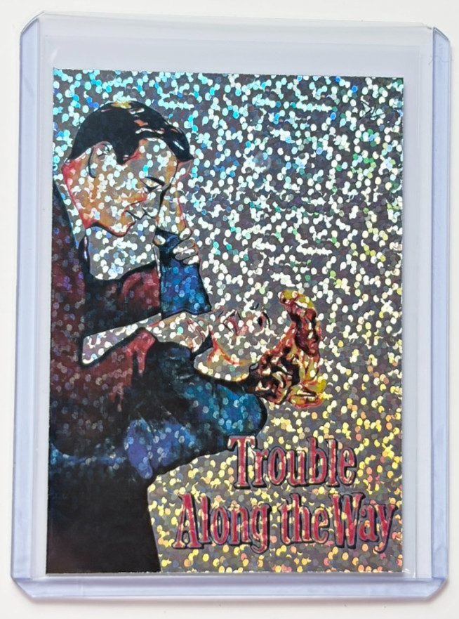 John Wayne Limited Artist Signed "Trouble Along The Way" Refractor Card 1/1