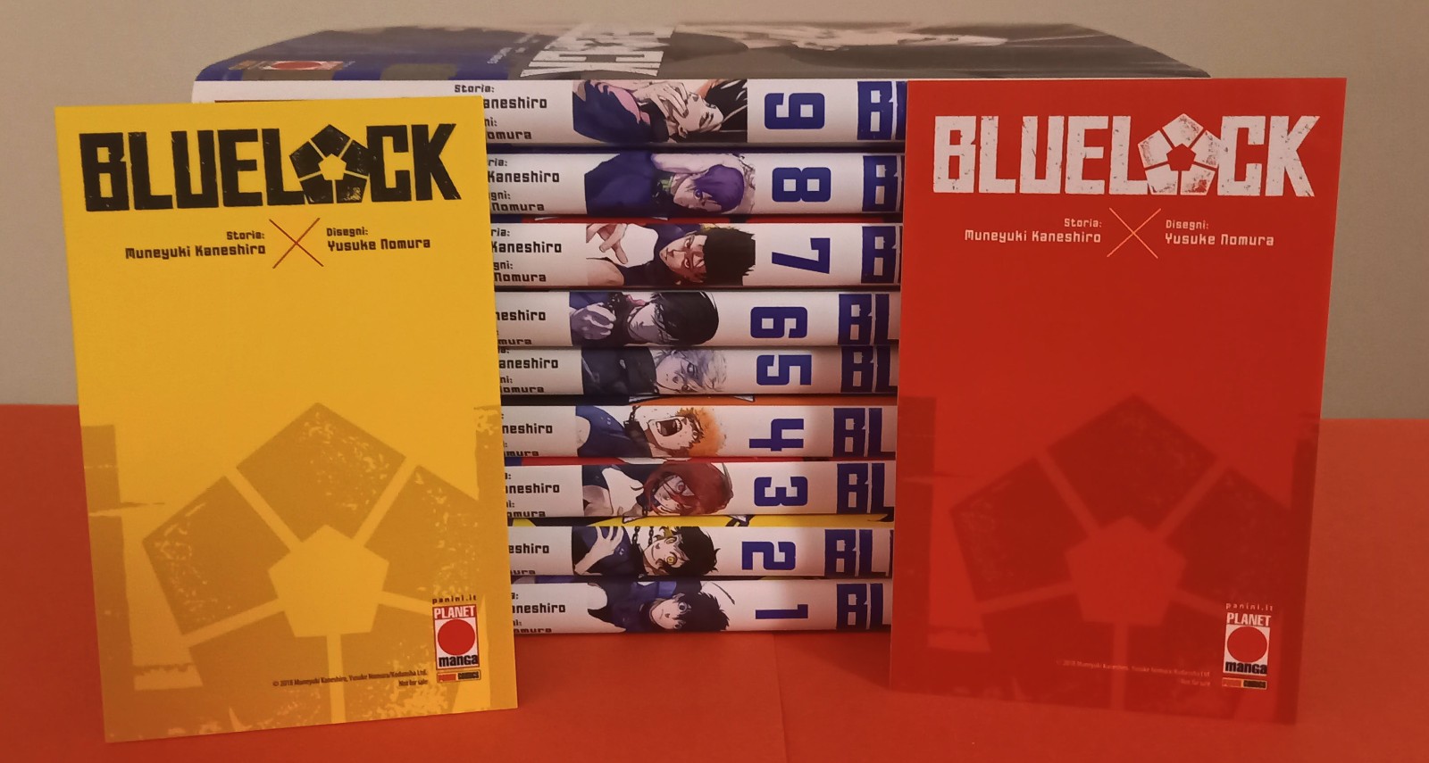 BLUE LOCK 1/9 Sequenza completa con cartellini - Planet Manga panini comics