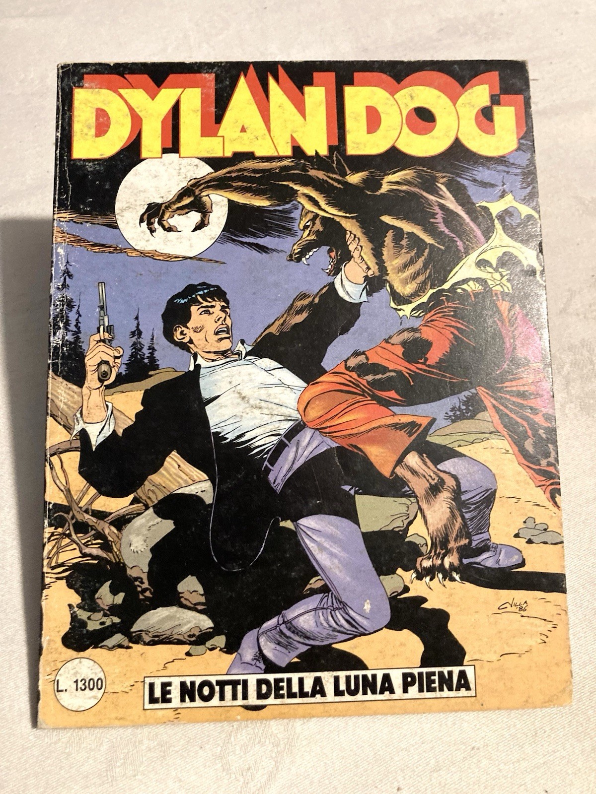 Dylan Dog 3 - Le notti della luna piena 1986 - Senza Bollino Prima Edizione