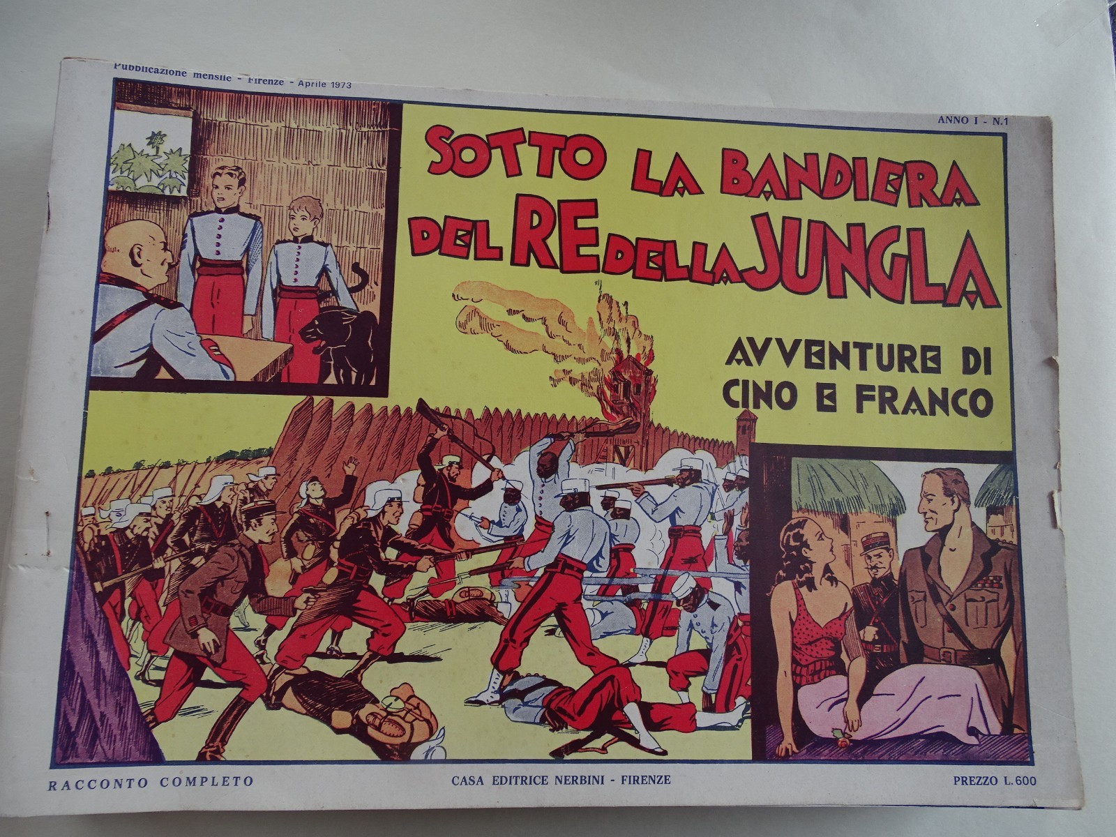 Fumetti-Avventure di Cino e Franco-primi 17 numeri-Anastatica Nerbini 1973/74