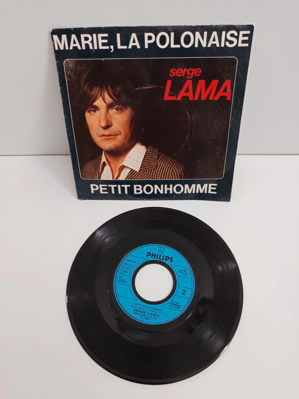Vinyle Serge Lama Marie, la polonaise et Petit Bonhomme