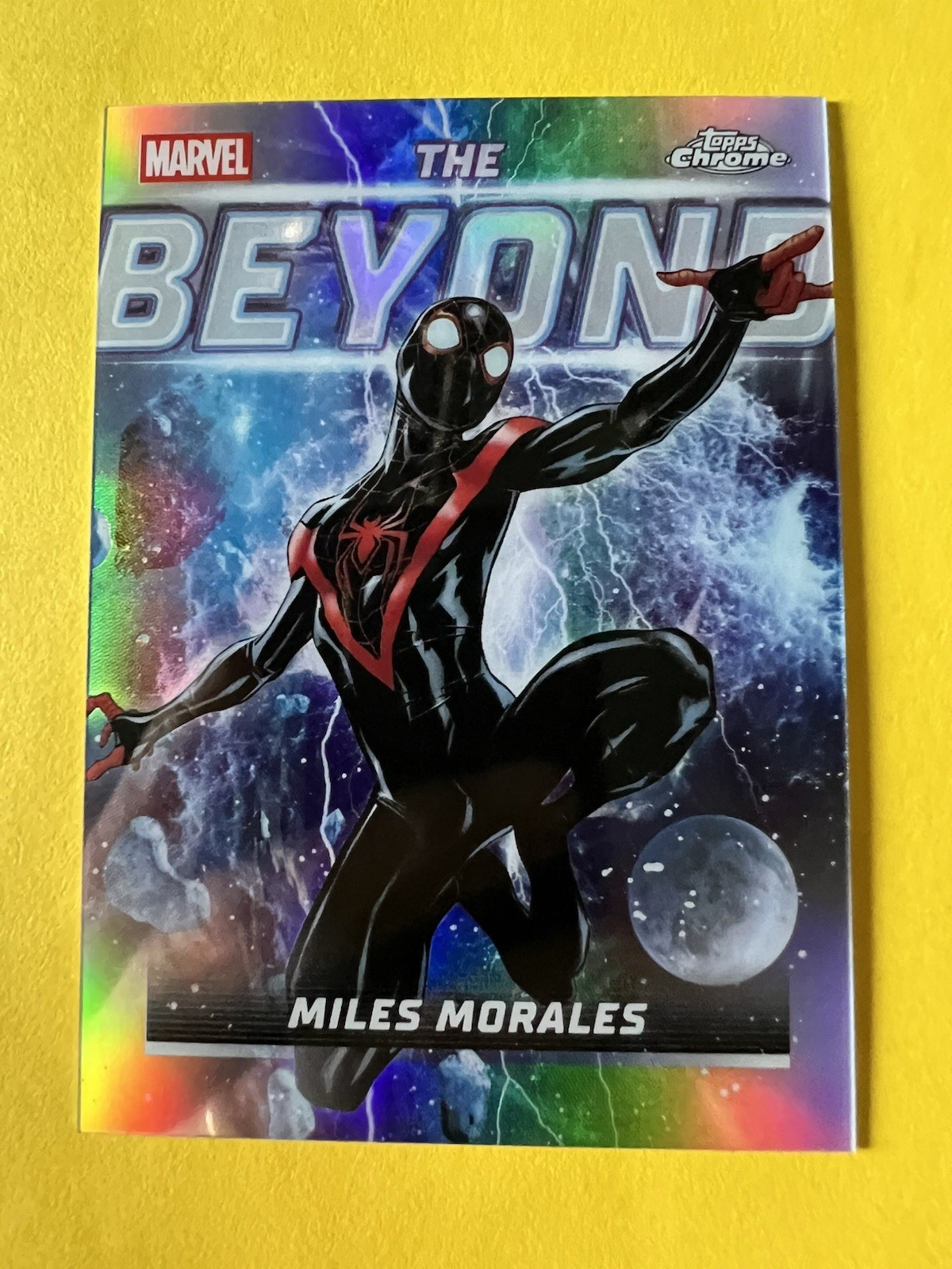 2026 Topps Chrome Marvel Comics Miles Morales L'OLTRE