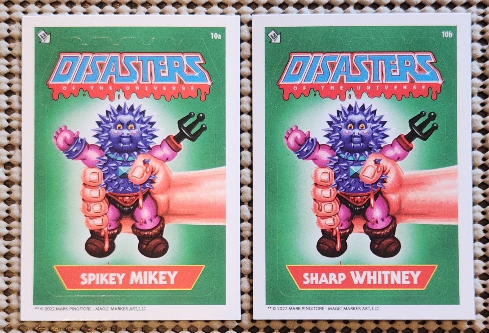 SPIKEY MIKEY SHARP WHITNEY DOTU DISASTERS OF THE UNIVERSE SERIES GPK MOTU HE-MAN