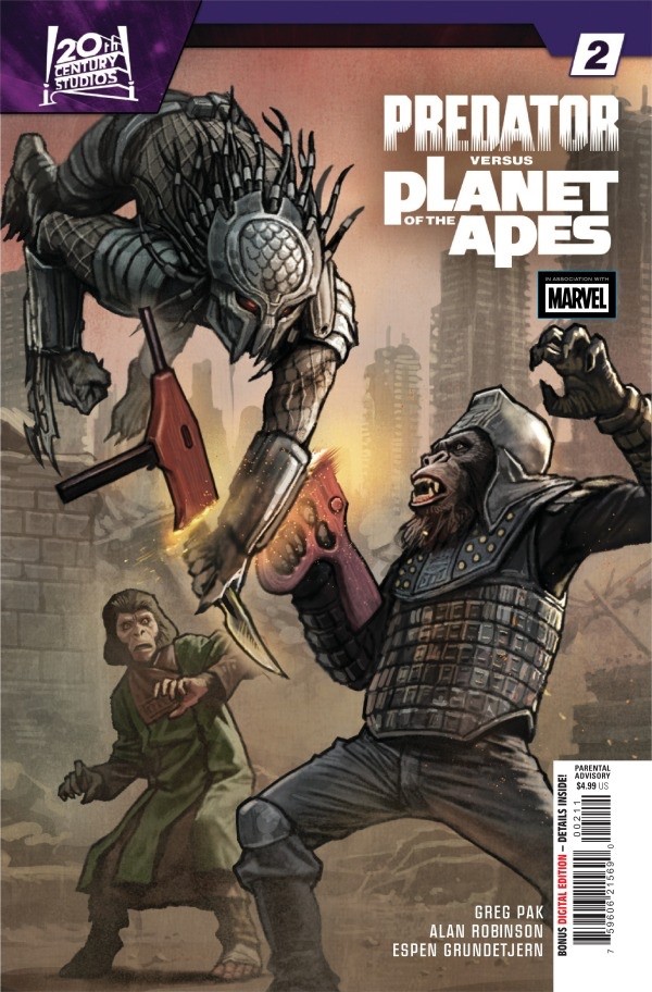 Marvel Comics Predator vs. il pianeta delle scimmie #2 2026