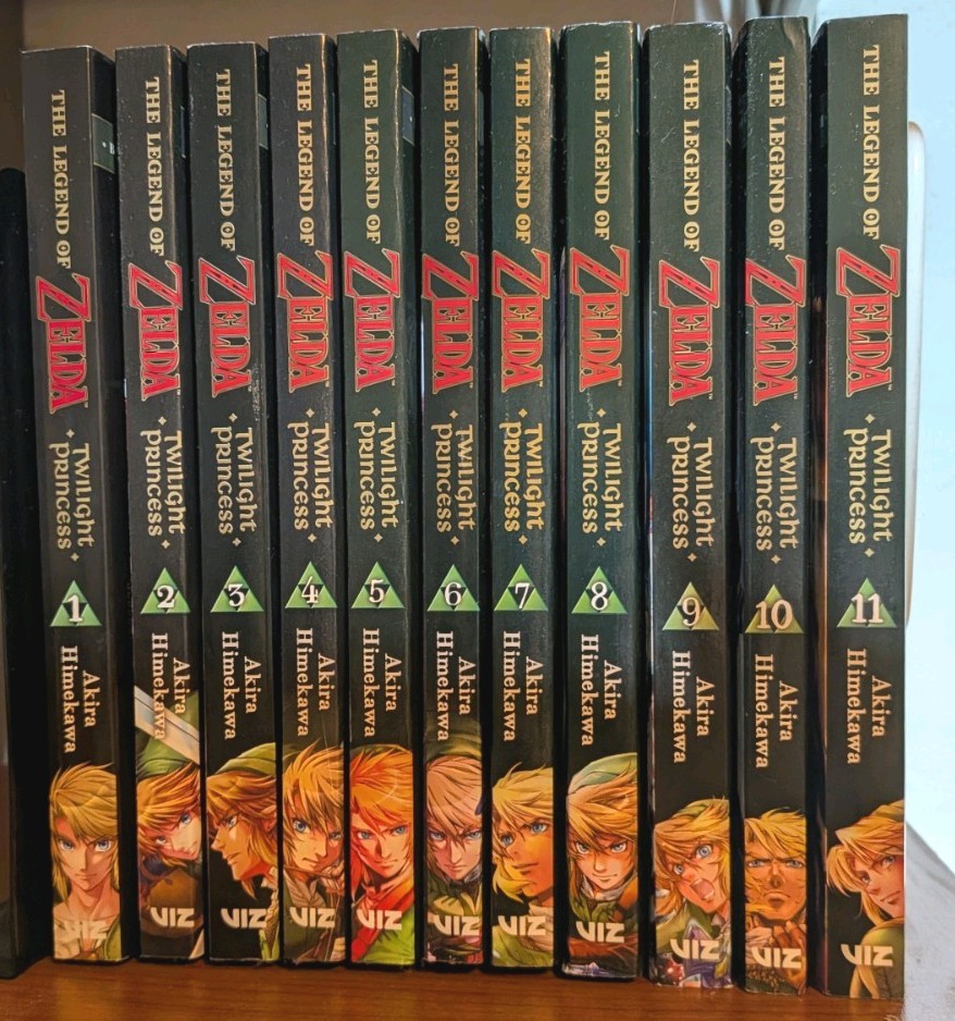 Legend of Zelda Twilight Princess Manga Series Vol 1-11 Set Completo Inglese Viz