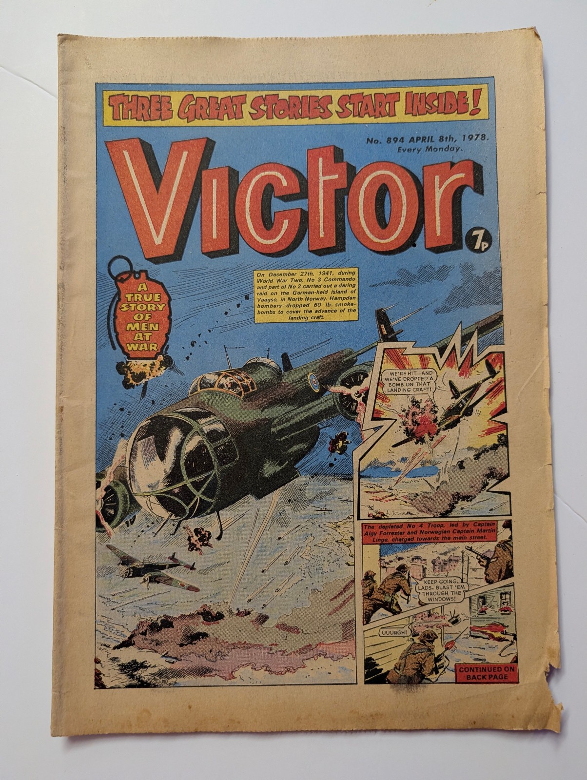 The Victor Comic, No 894, April 8th 1978.