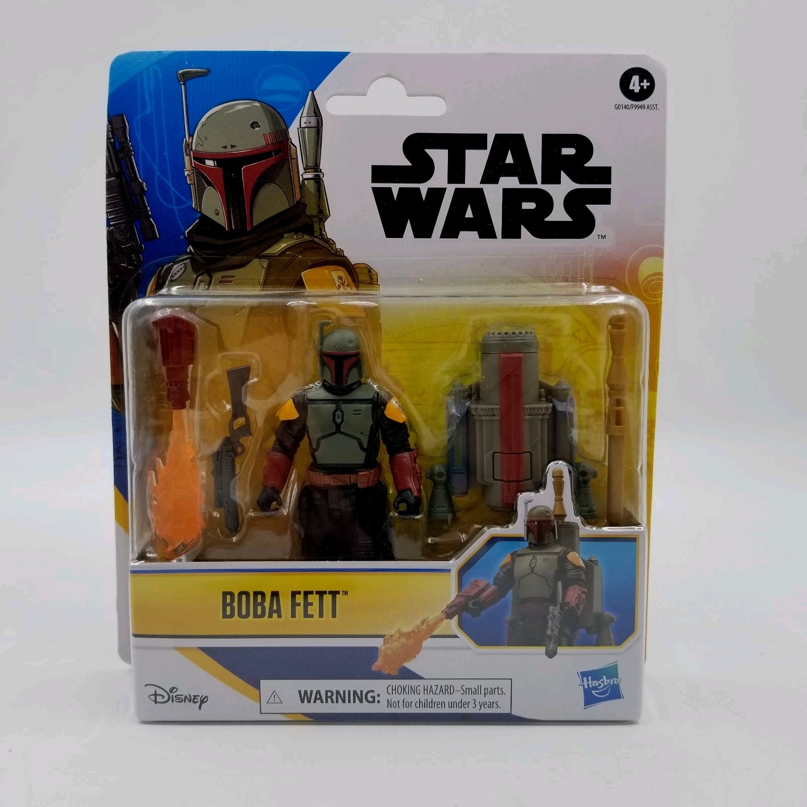 Star Wars Boba Fett Hasbro lanciamissili flame blaster nuovo sigillato 