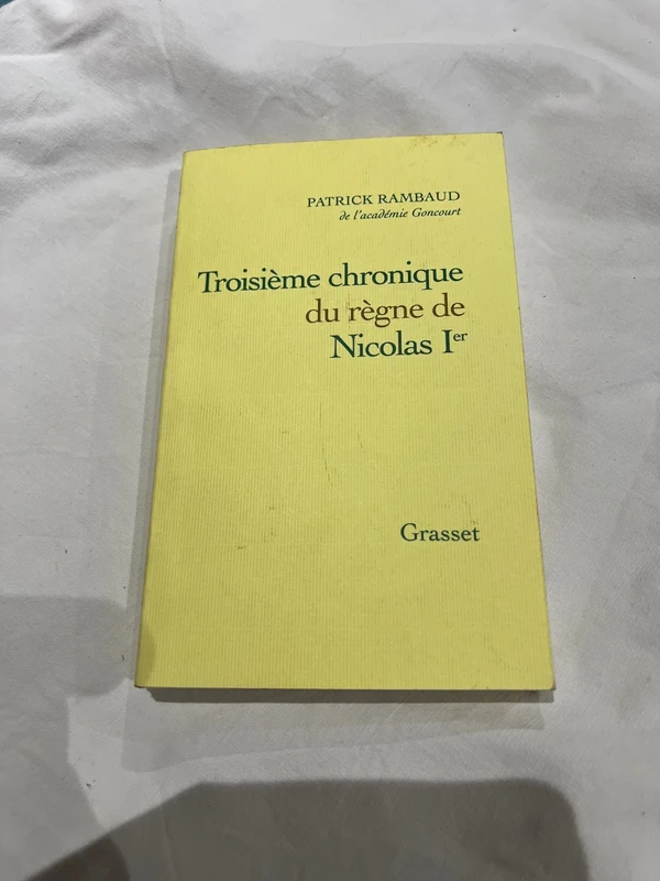 Troisième chronique du règne de Nicolas premier