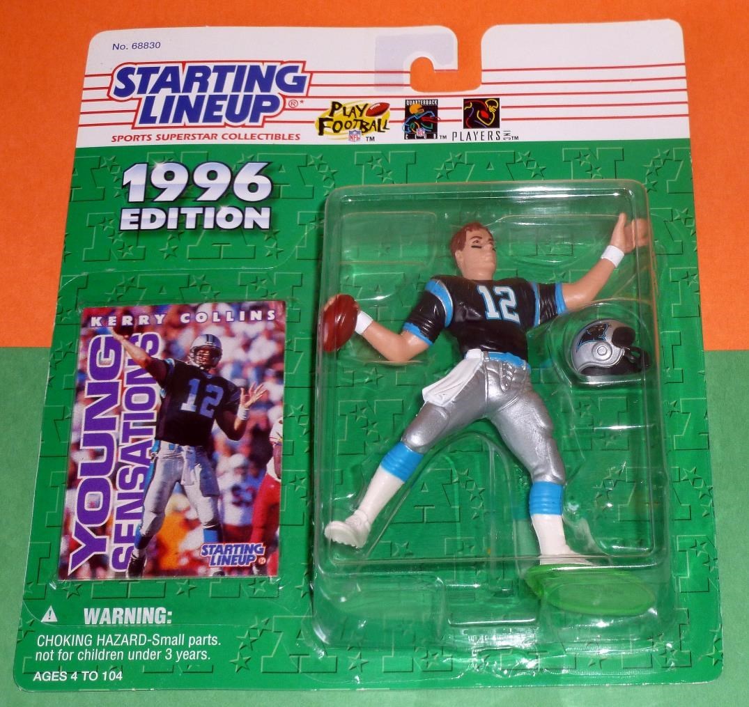 1996 KERRY COLLINS Carolina Panthers #12 Rookie Starting Lineup NM or better