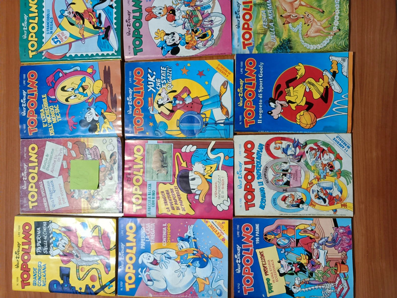 Lotto 12 topolino anno 1988