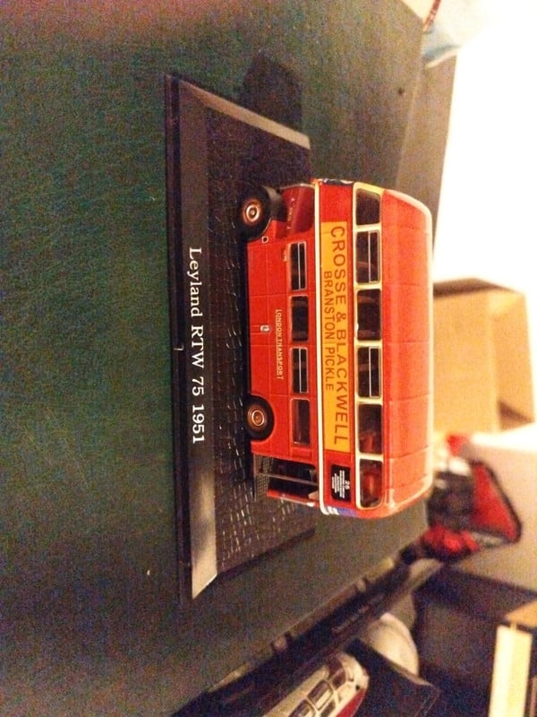 Miniature bus  leyland rtw 75 1951