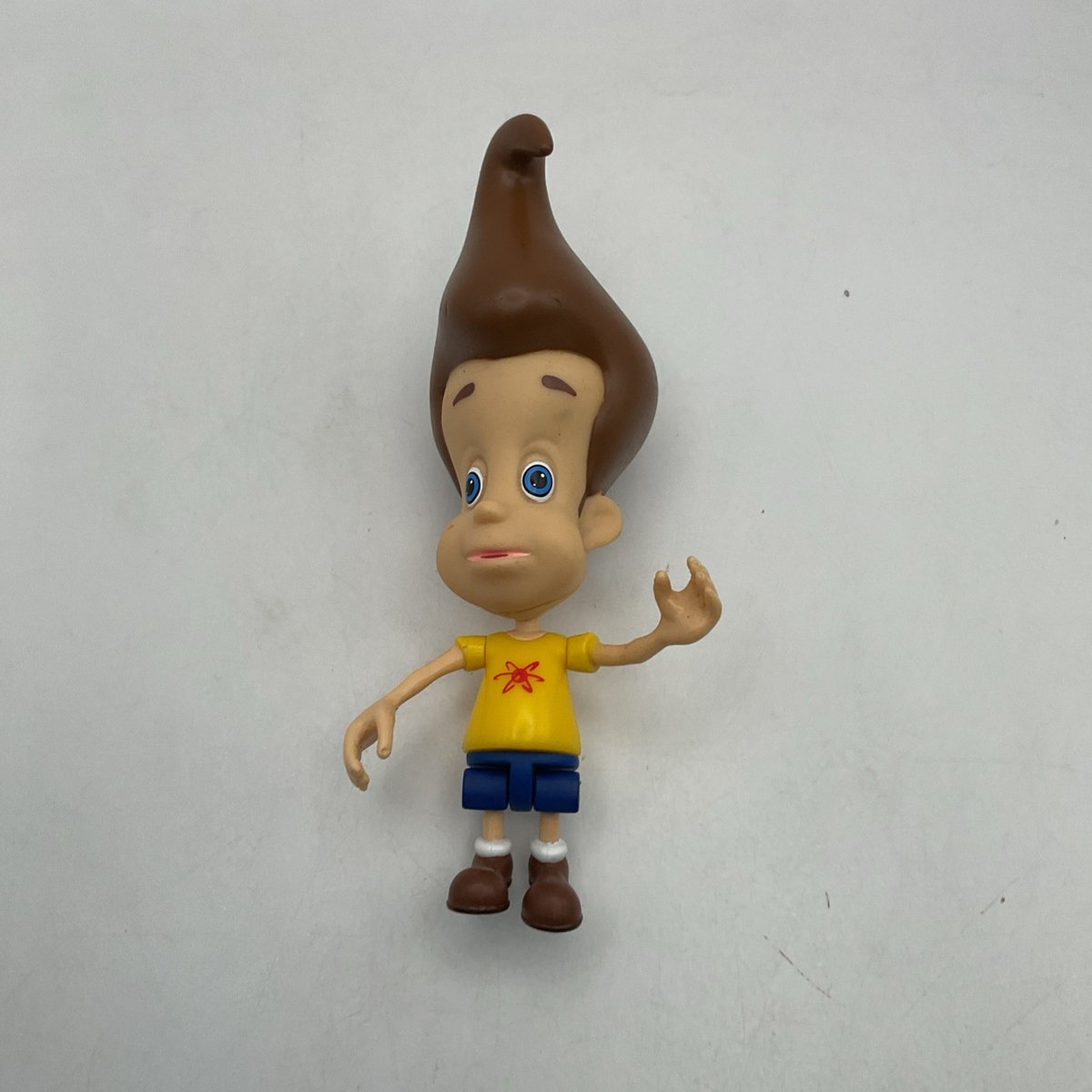 ACTION FIGURE VINTAGE NICKELODEON JIMMY CAMICIA GIALLA NEUTRON 6"